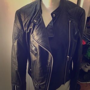 Zara leather jacket